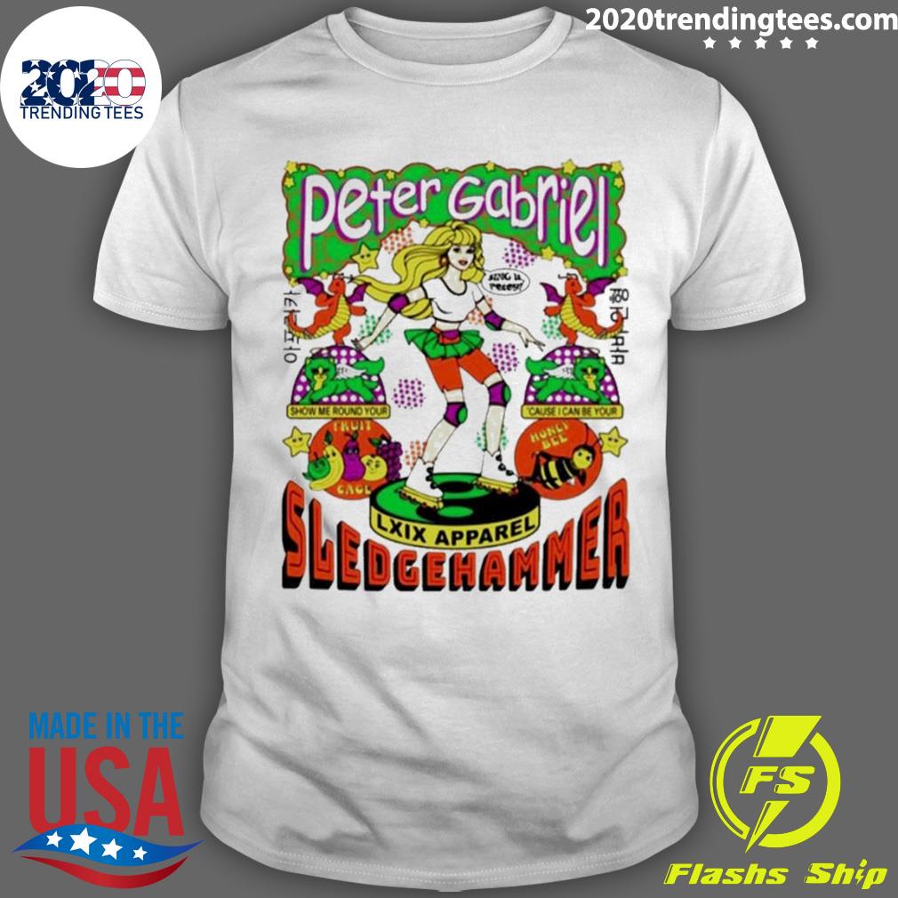 Official peter Gabriel Sledgehammer - Adult & Kids T-Shirts, Sweatshirts & Hoodies apparel design preview 1