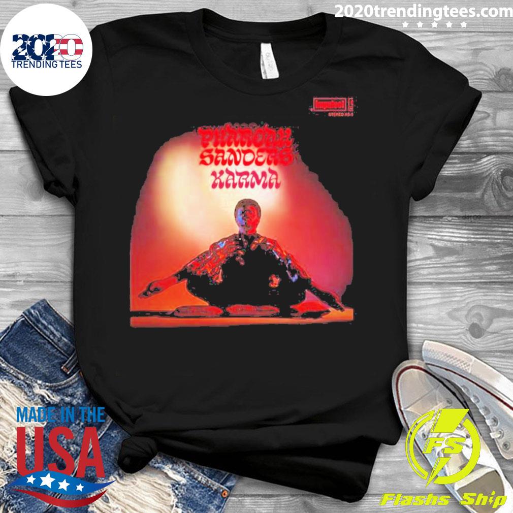 Official pharoah Sanders Karma Cover - Adult & Kids T-Shirts, Sweatshirts & Hoodies apparel design preview 3