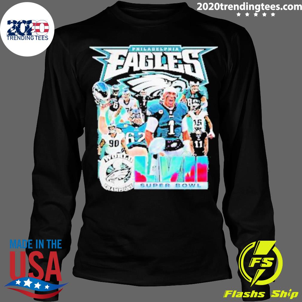 Official philadelphia Eagles Super Bowl Lvii 2023 - Adult & Kids T-Shirts, Sweatshirts & Hoodies apparel design preview 4