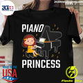 Official Piano Princess - Adult & Kids T-Shirts, Sweatshirts & Hoodies apparel design preview 1