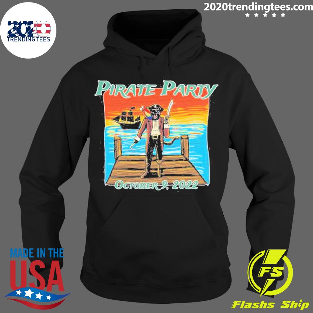 Official pirate Party October 9 2022 - Adult & Kids T-Shirts, Sweatshirts & Hoodies apparel design preview 2