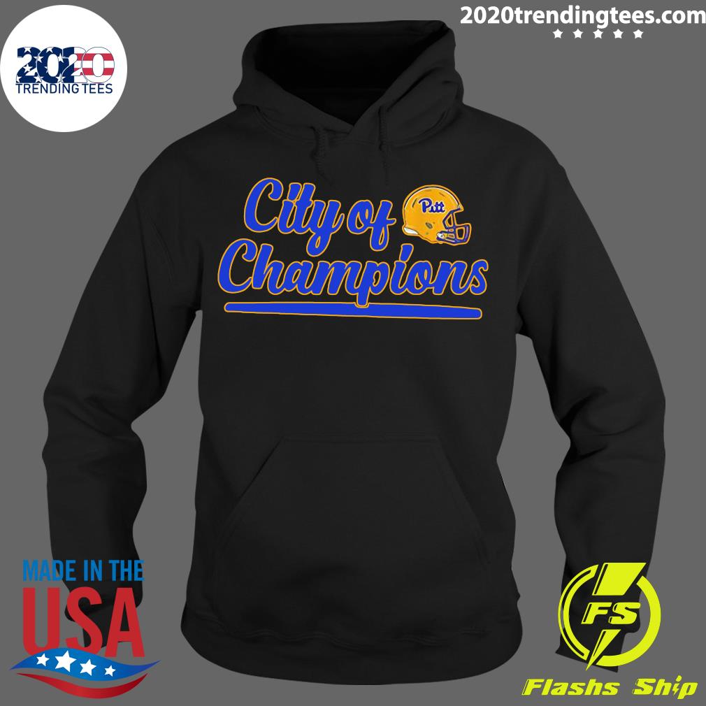 Official Pitt City of Champions - Adult & Kids T-Shirts, Sweatshirts & Hoodies apparel design preview 2