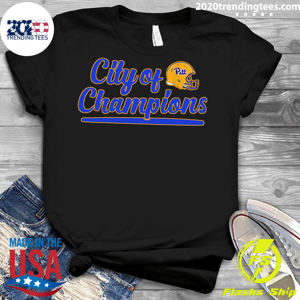 Official Pitt City of Champions - Adult & Kids T-Shirts, Sweatshirts & Hoodies apparel design preview 3