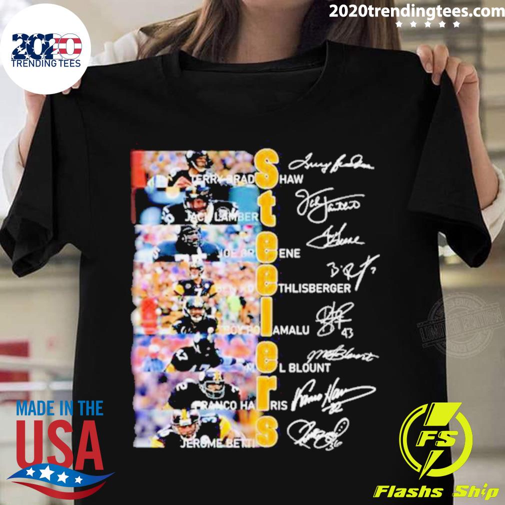 Official pittsburgh Steelers Football Team Players - Adult & Kids T-Shirts, Sweatshirts & Hoodies apparel design preview 1