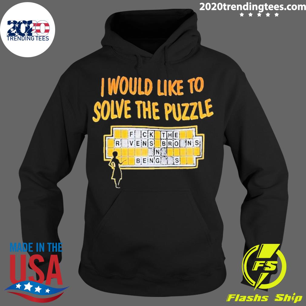 Official pittsburgh Steelers I Would Like To Solve - Adult & Kids T-Shirts, Sweatshirts & Hoodies apparel design preview 2