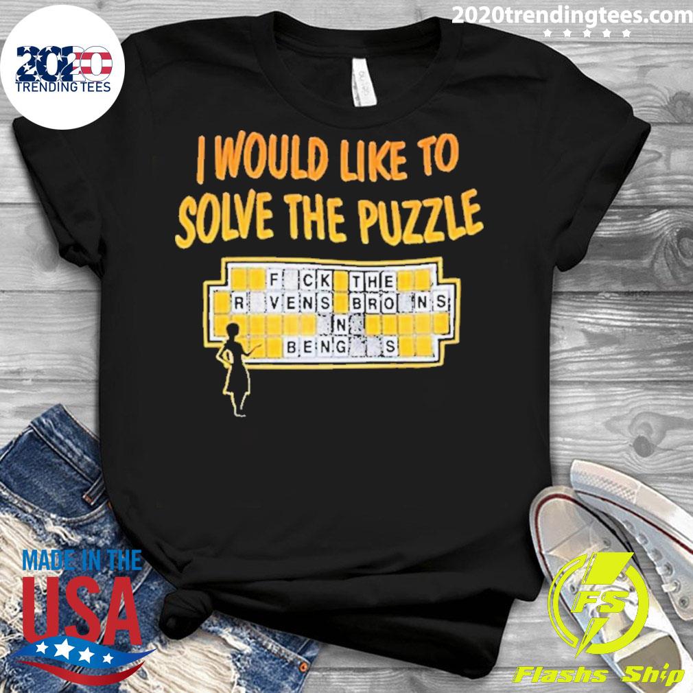 Official pittsburgh Steelers I Would Like To Solve - Adult & Kids T-Shirts, Sweatshirts & Hoodies apparel design preview 3