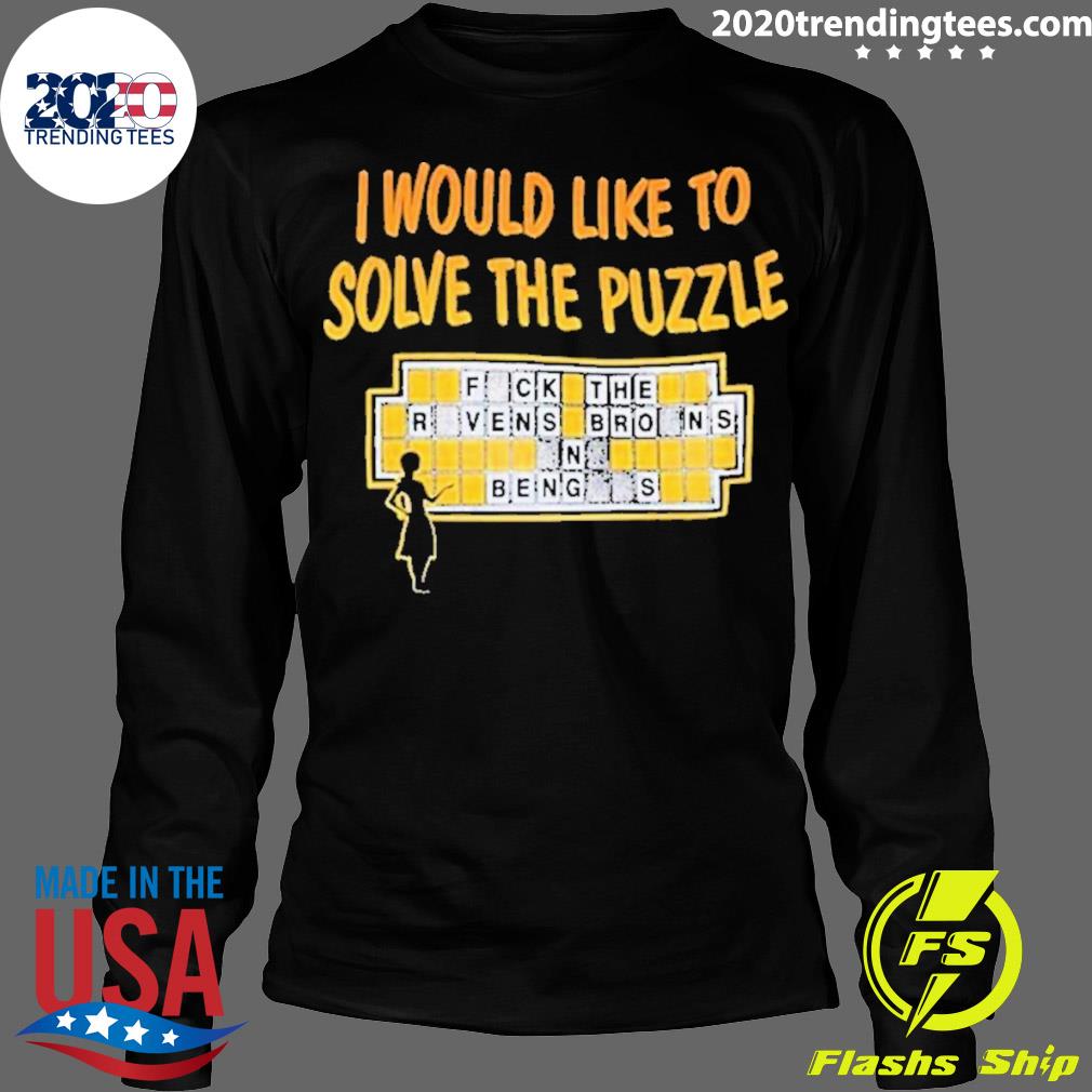 Official pittsburgh Steelers I Would Like To Solve - Adult & Kids T-Shirts, Sweatshirts & Hoodies apparel design preview 4