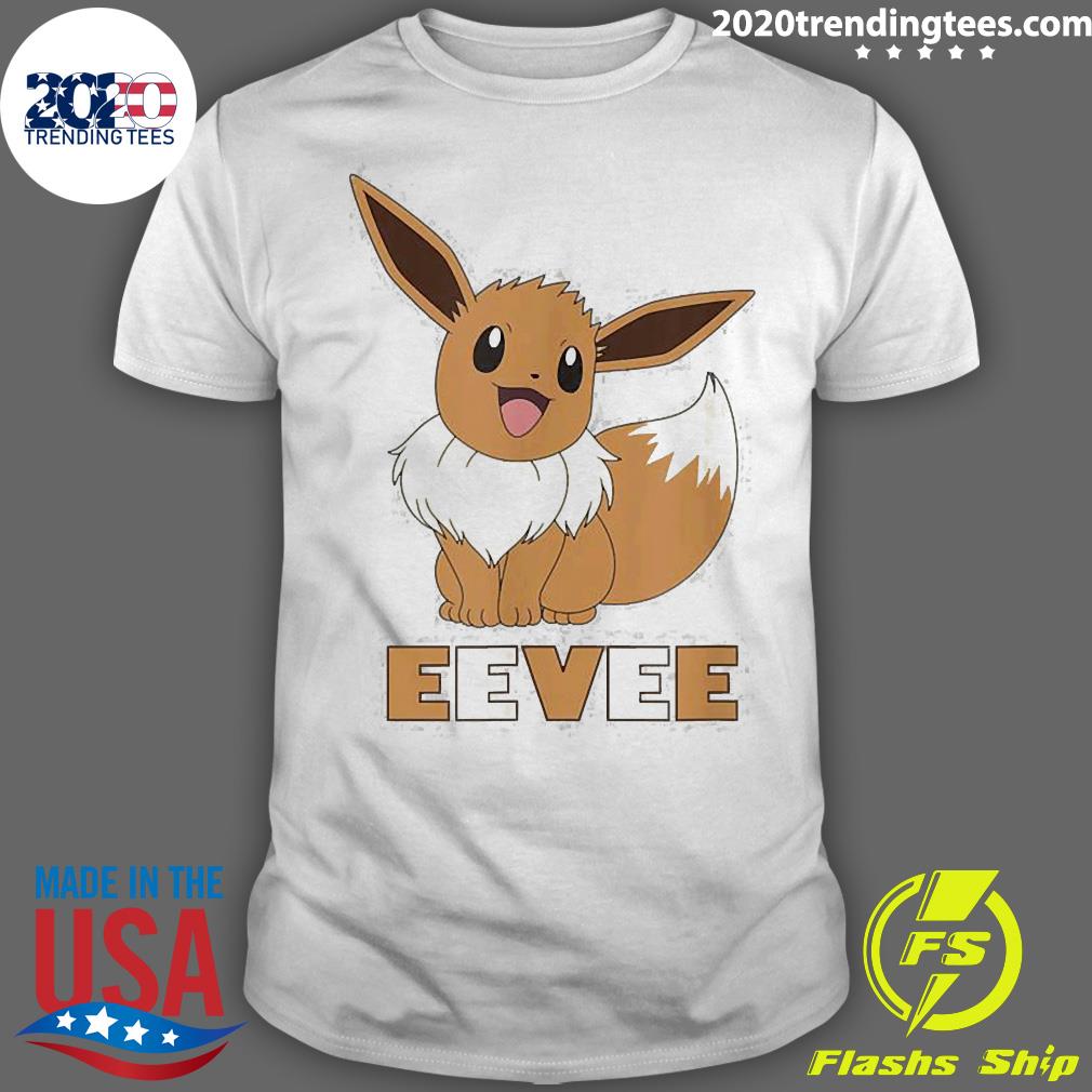 Official Pokemon EEVEE - Adult & Kids T-Shirts, Sweatshirts & Hoodies apparel design preview 1