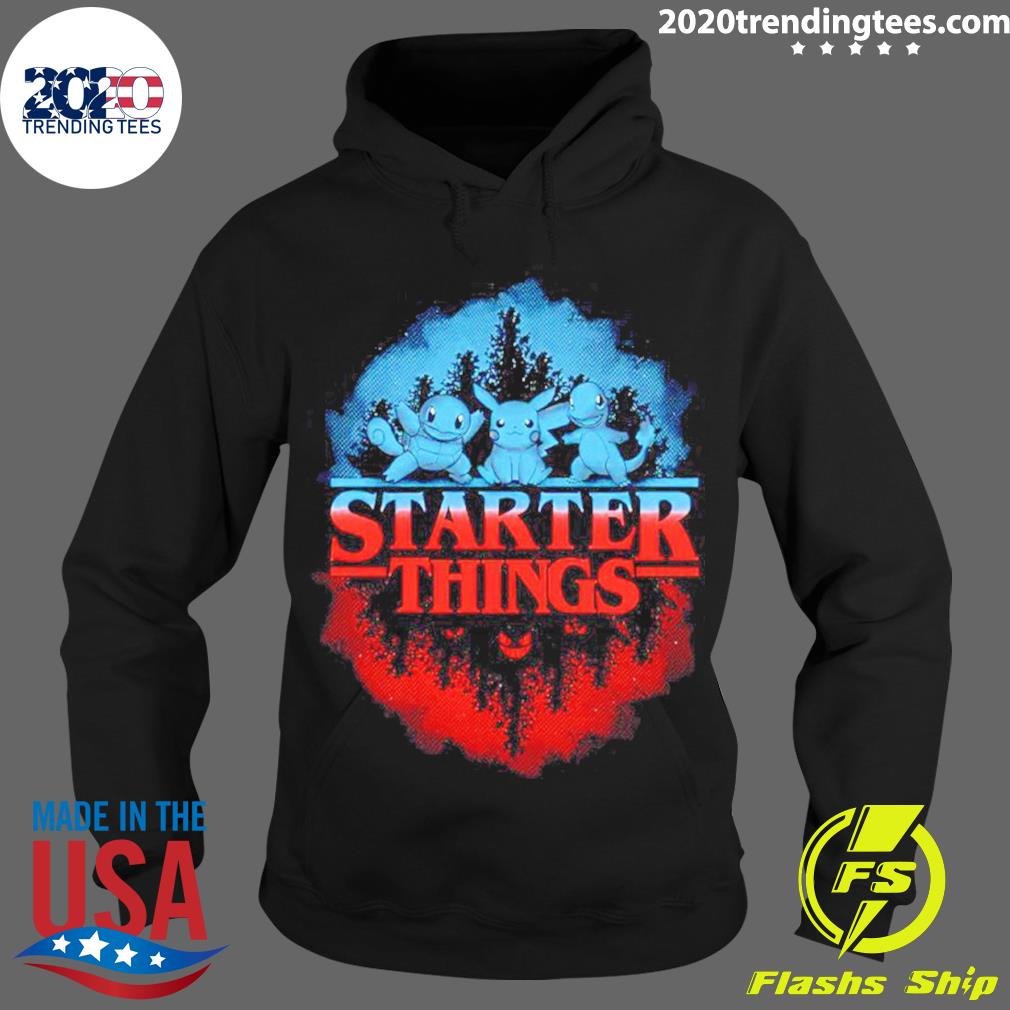 Official pokemon Starter Things - Adult & Kids T-Shirts, Sweatshirts & Hoodies apparel design preview 2