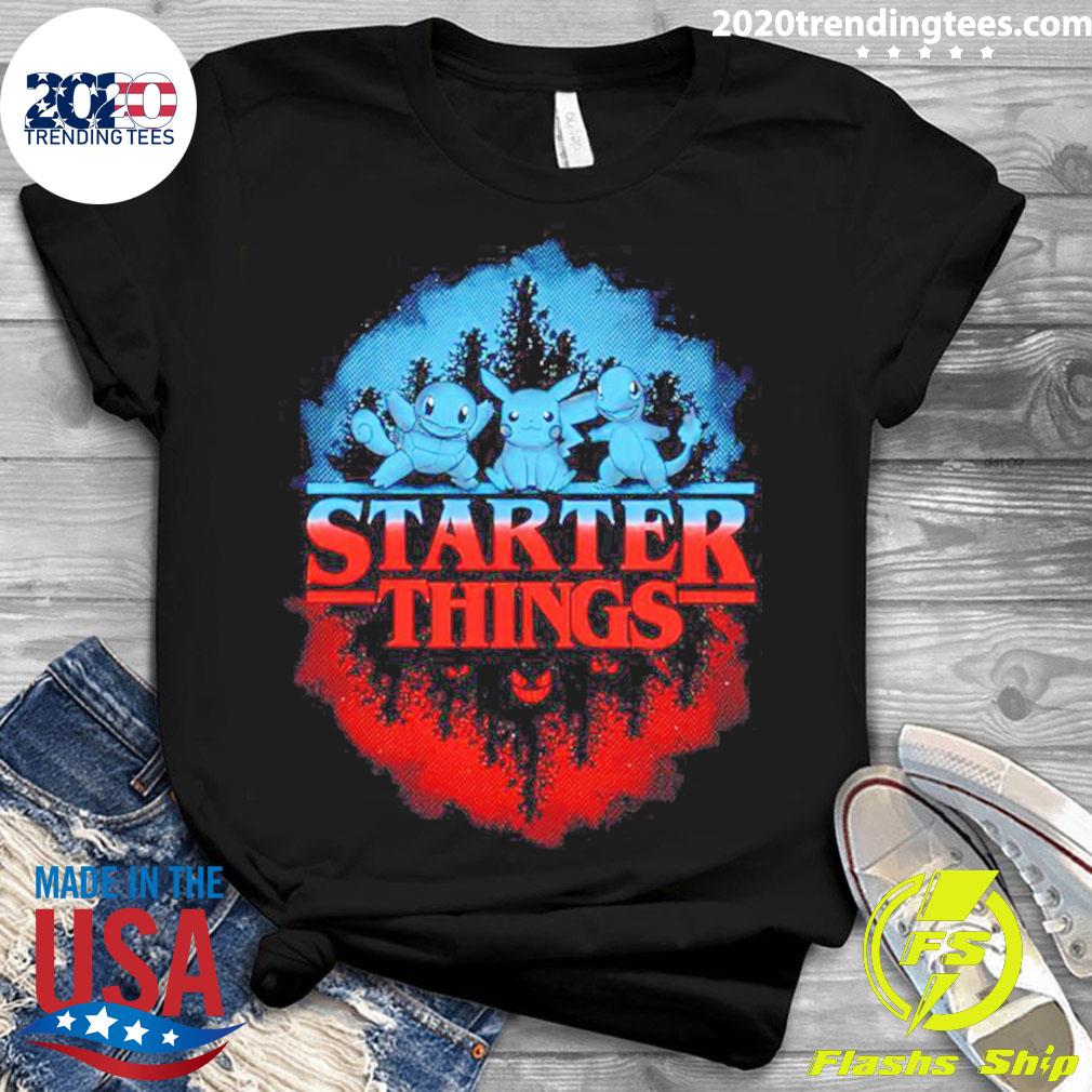 Official pokemon Starter Things - Adult & Kids T-Shirts, Sweatshirts & Hoodies apparel design preview 3