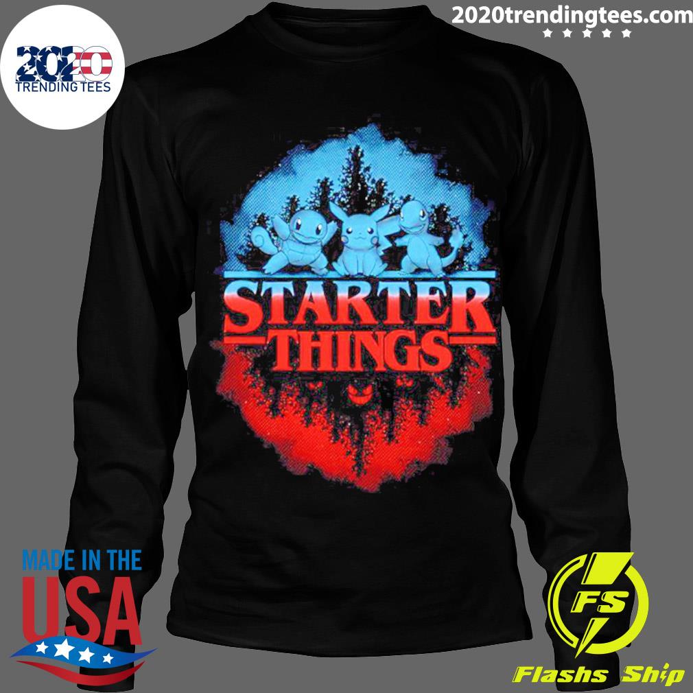 Official pokemon Starter Things - Adult & Kids T-Shirts, Sweatshirts & Hoodies apparel design preview 4