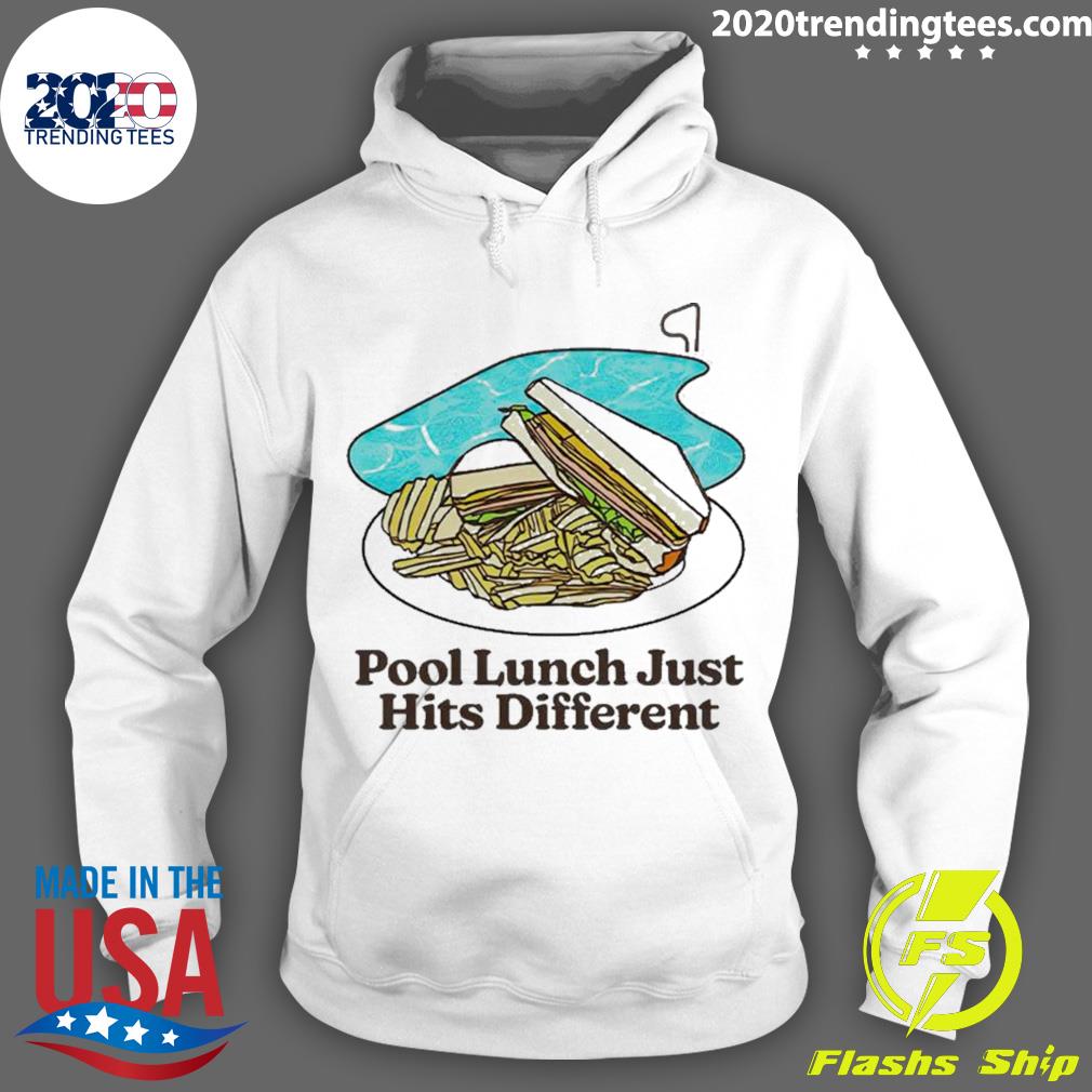 Official pool Lunch Just Hits Different - Adult & Kids T-Shirts, Sweatshirts & Hoodies apparel design preview 2