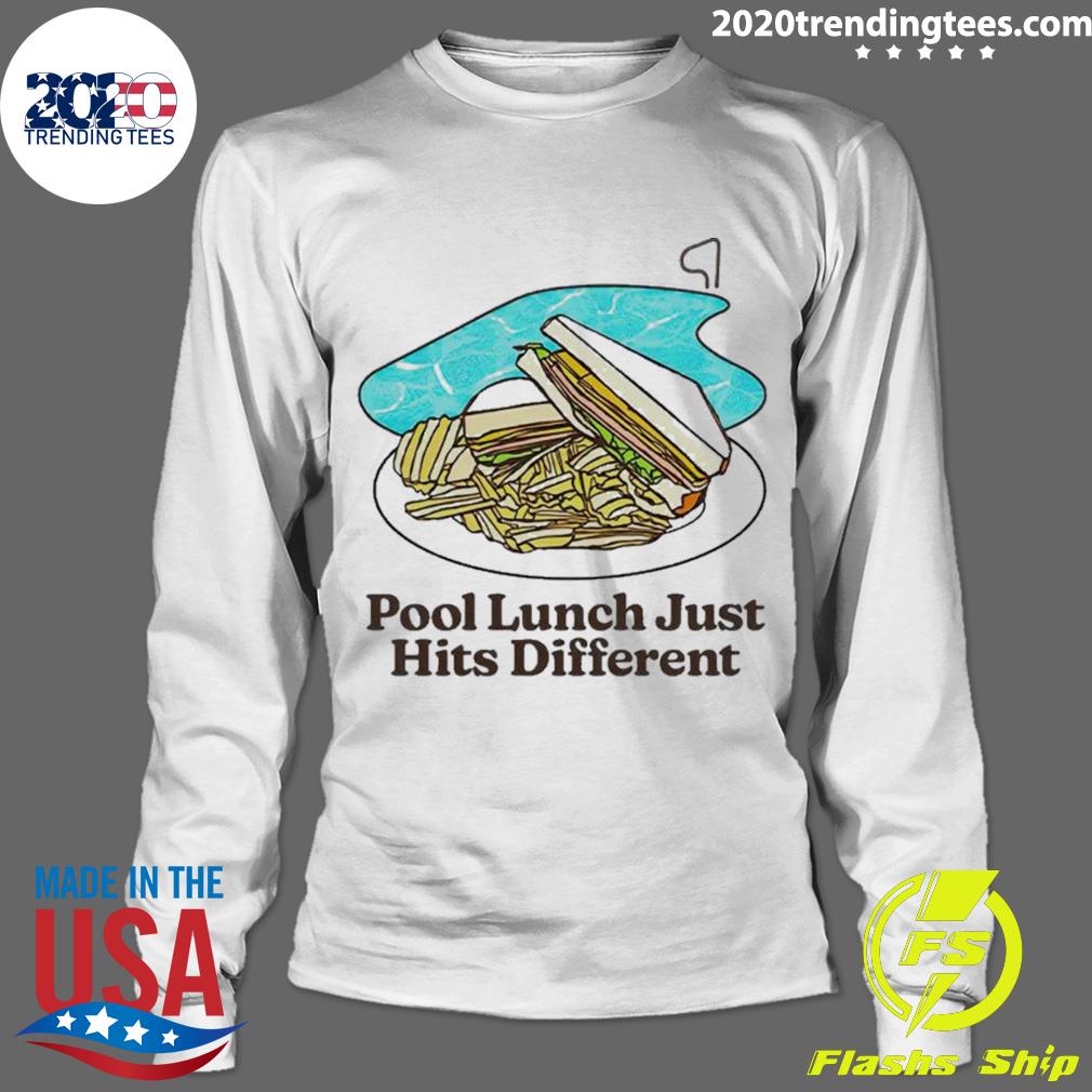 Official pool Lunch Just Hits Different - Adult & Kids T-Shirts, Sweatshirts & Hoodies apparel design preview 4