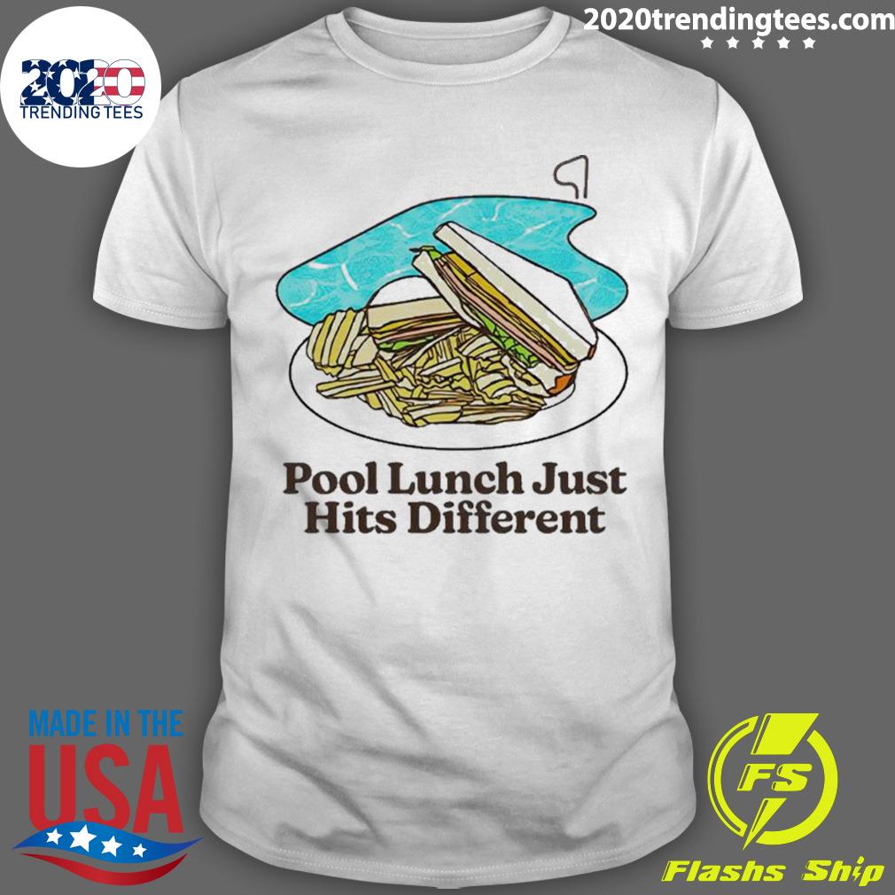 Official pool Lunch Just Hits Different - Adult & Kids T-Shirts, Sweatshirts & Hoodies apparel design preview 1