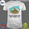 Official pool Lunch Just Hits Different - Adult & Kids T-Shirts, Sweatshirts & Hoodies apparel design preview 1