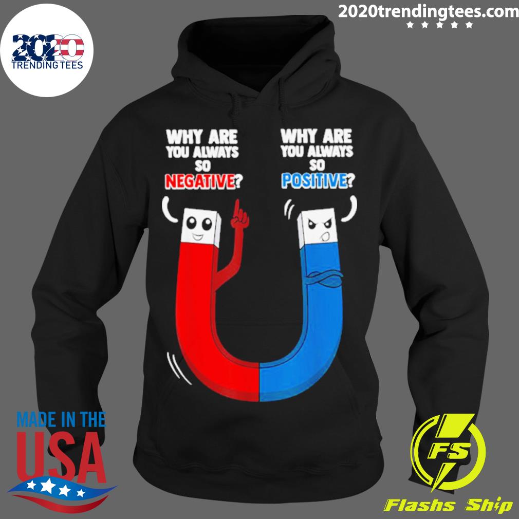 Official positive Negative Magnet Science Chemistry - Adult & Kids T-Shirts, Sweatshirts & Hoodies apparel design preview 2