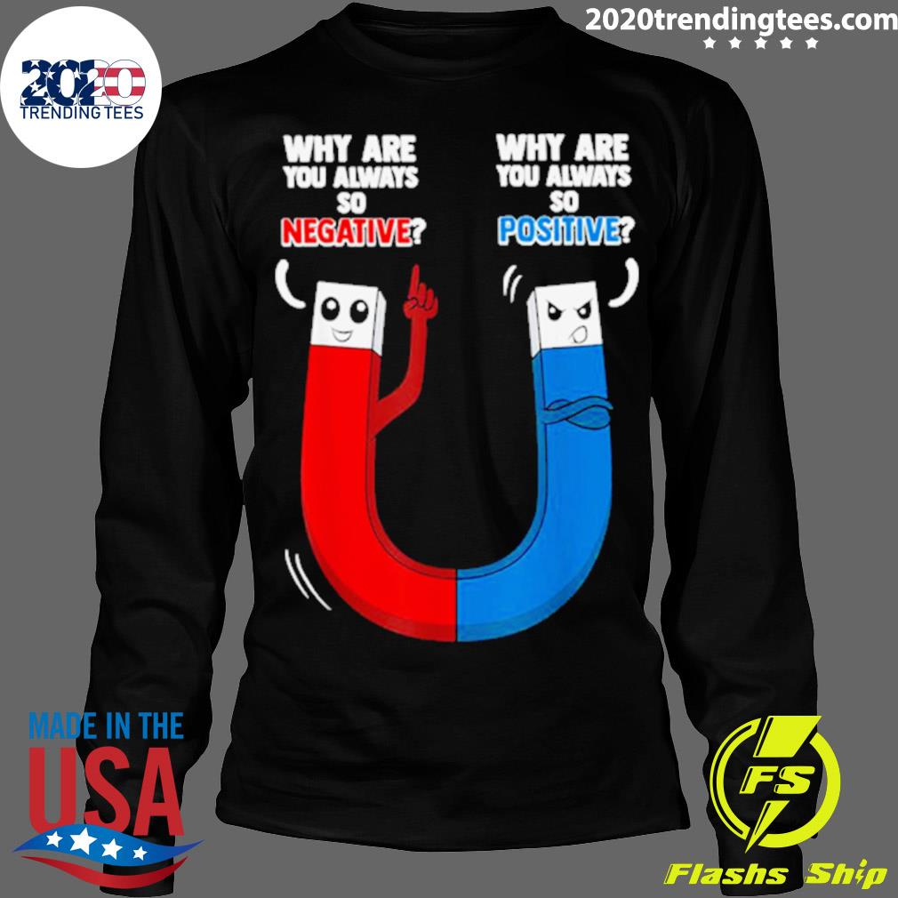Official positive Negative Magnet Science Chemistry - Adult & Kids T-Shirts, Sweatshirts & Hoodies apparel design preview 4