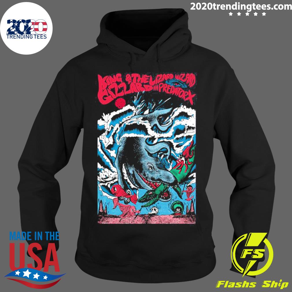 Official predator X King Gizzard And The Lizard - Adult & Kids T-Shirts, Sweatshirts & Hoodies apparel design preview 2