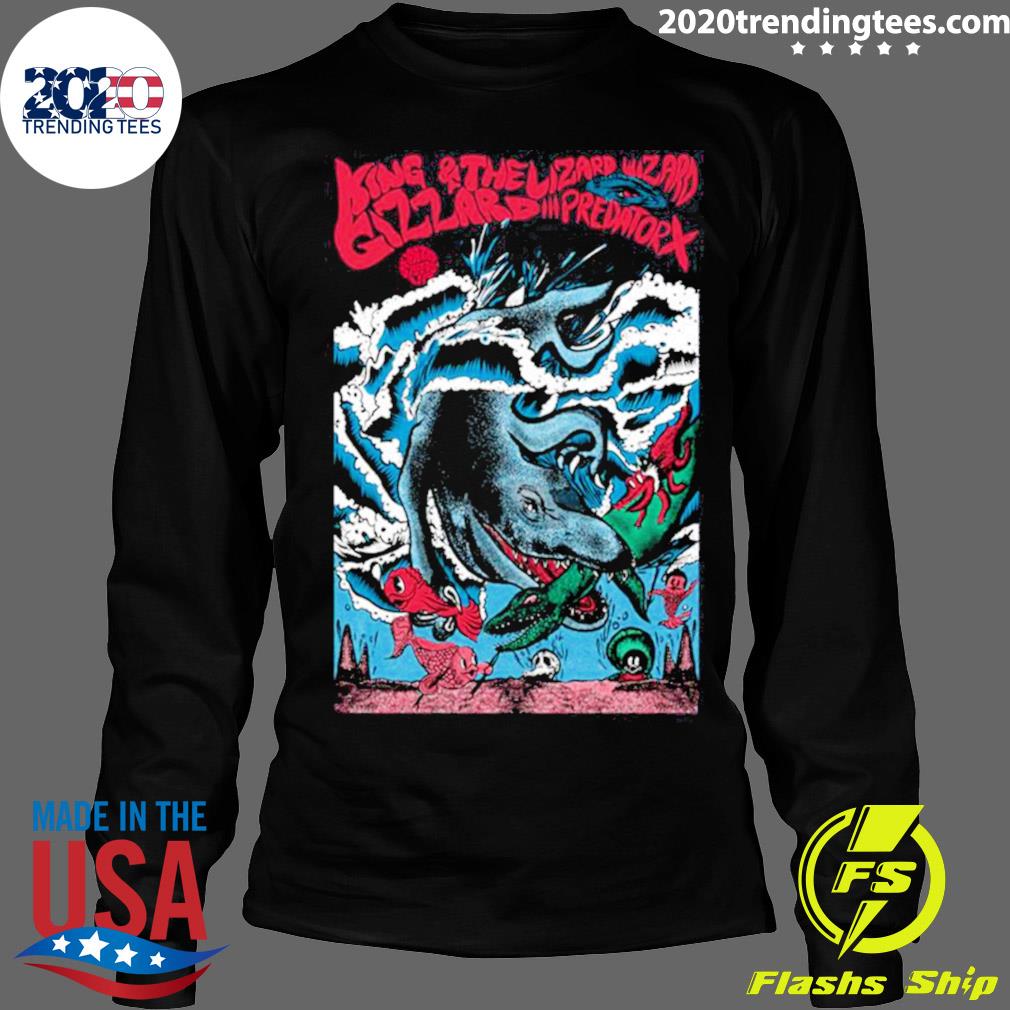 Official predator X King Gizzard And The Lizard - Adult & Kids T-Shirts, Sweatshirts & Hoodies apparel design preview 4