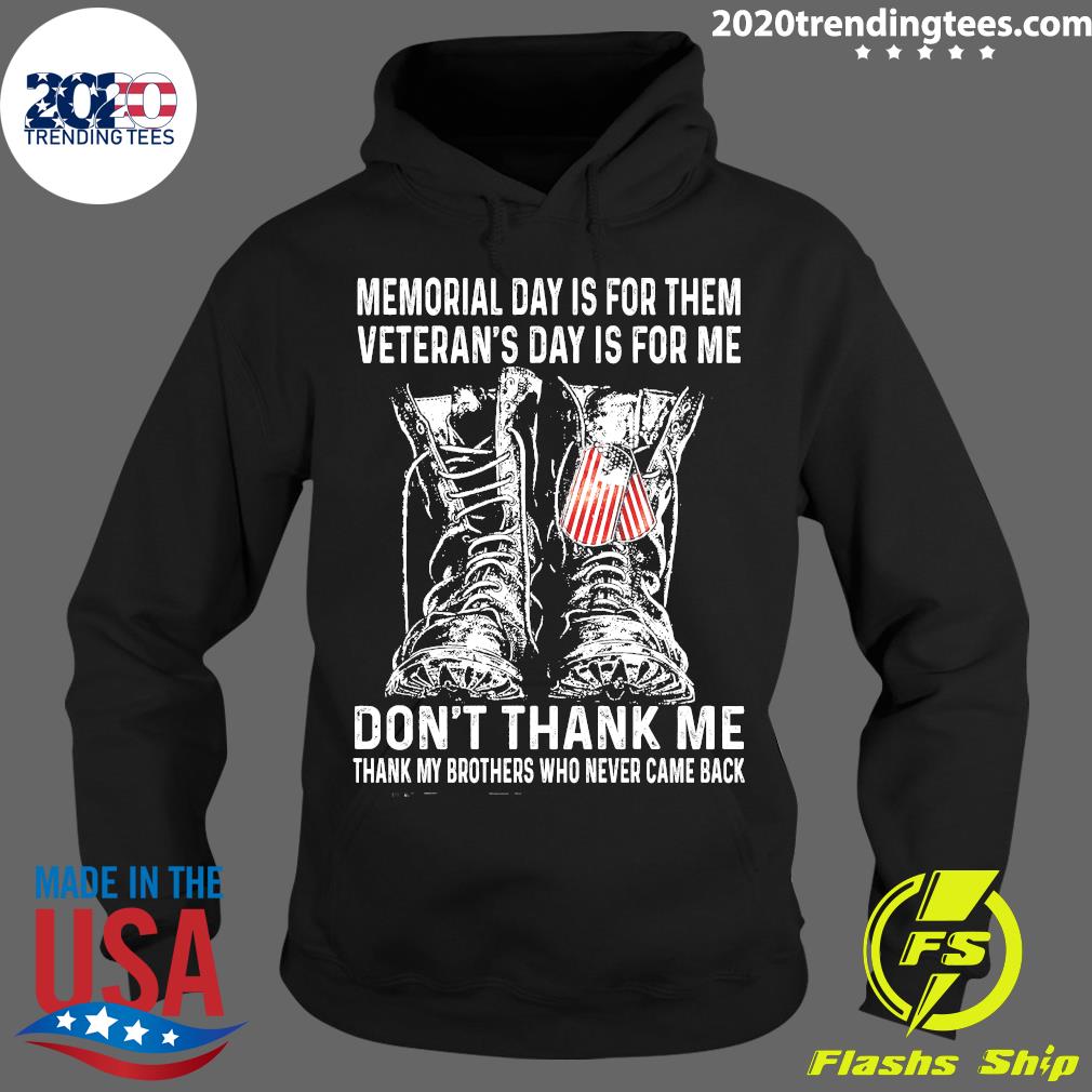 Official Premium Shoes Memorial Day Is For Them - Adult & Kids T-Shirts, Sweatshirts & Hoodies apparel design preview 2