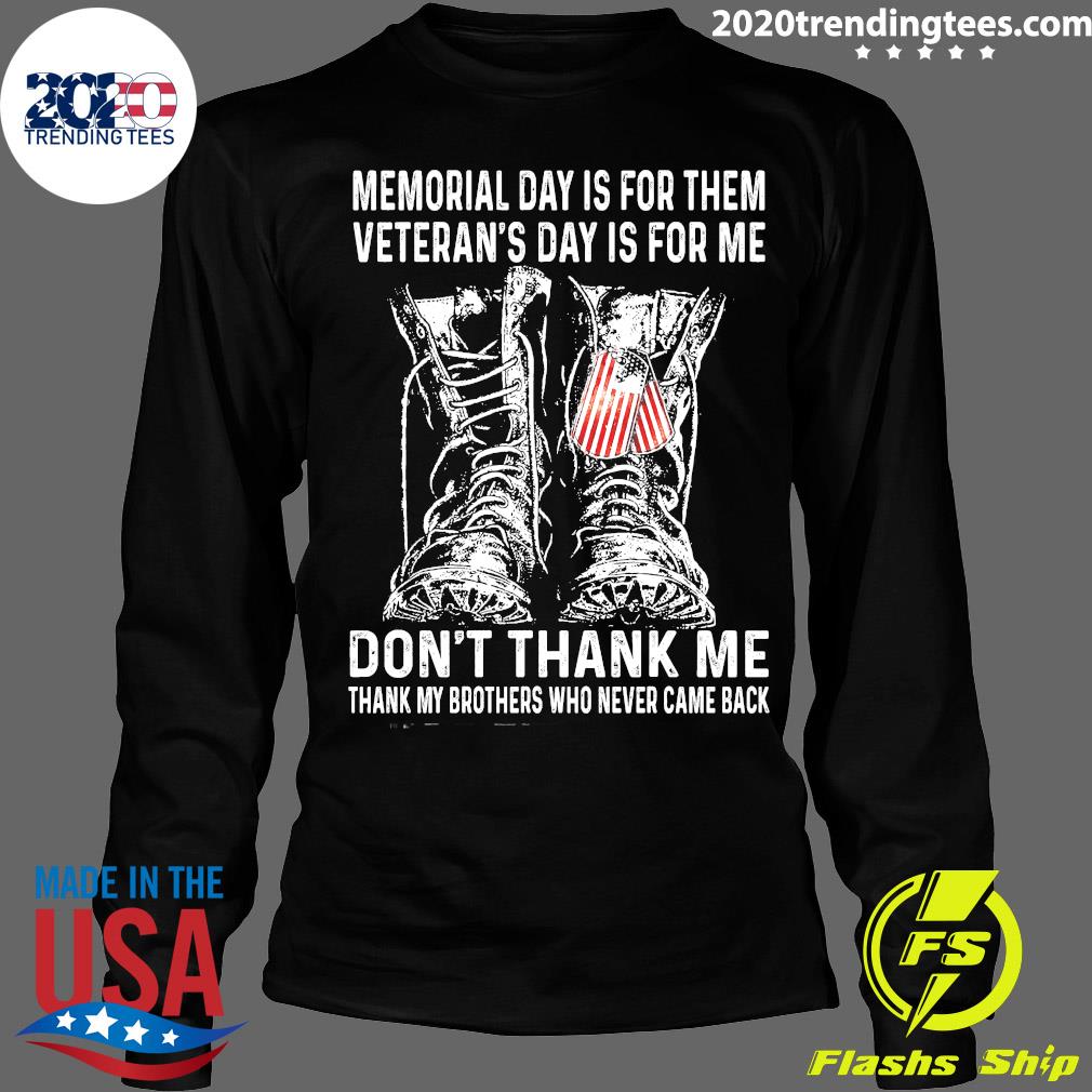 Official Premium Shoes Memorial Day Is For Them - Adult & Kids T-Shirts, Sweatshirts & Hoodies apparel design preview 4