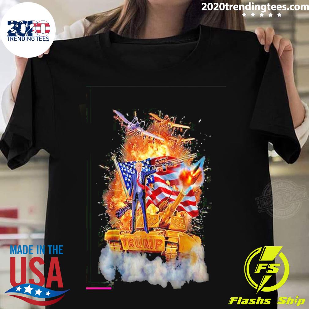 Official president Donald Trump Epic Battle Poster - Adult & Kids T-Shirts, Sweatshirts & Hoodies apparel design preview 1