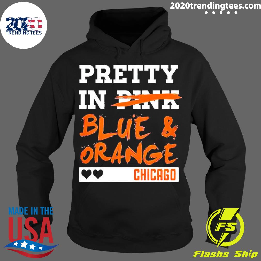 Official pretty In Pink Blue And Orange Chicago - Adult & Kids T-Shirts, Sweatshirts & Hoodies apparel design preview 2