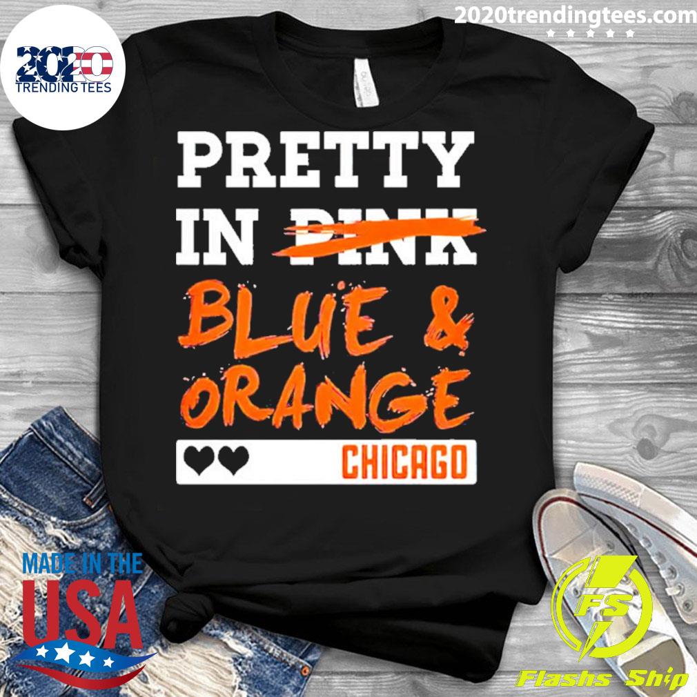Official pretty In Pink Blue And Orange Chicago - Adult & Kids T-Shirts, Sweatshirts & Hoodies apparel design preview 3