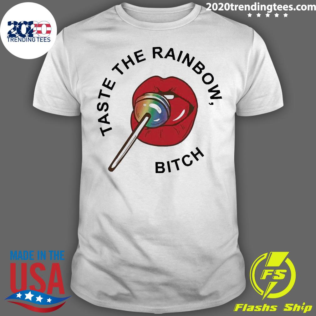 Official Pride Taste The Rainbow Bitch - Adult & Kids T-Shirts, Sweatshirts & Hoodies apparel design preview 1