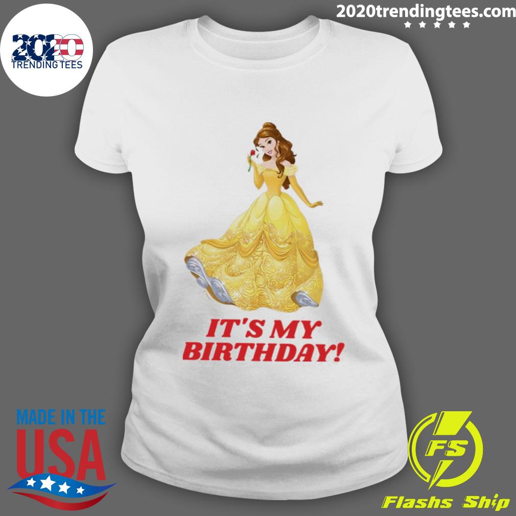 Official princess Belle Its My Birthday - Adult & Kids T-Shirts, Sweatshirts & Hoodies apparel design preview 3