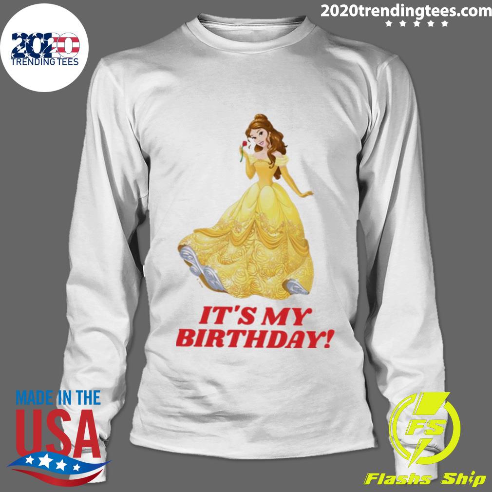 Official princess Belle Its My Birthday - Adult & Kids T-Shirts, Sweatshirts & Hoodies apparel design preview 4