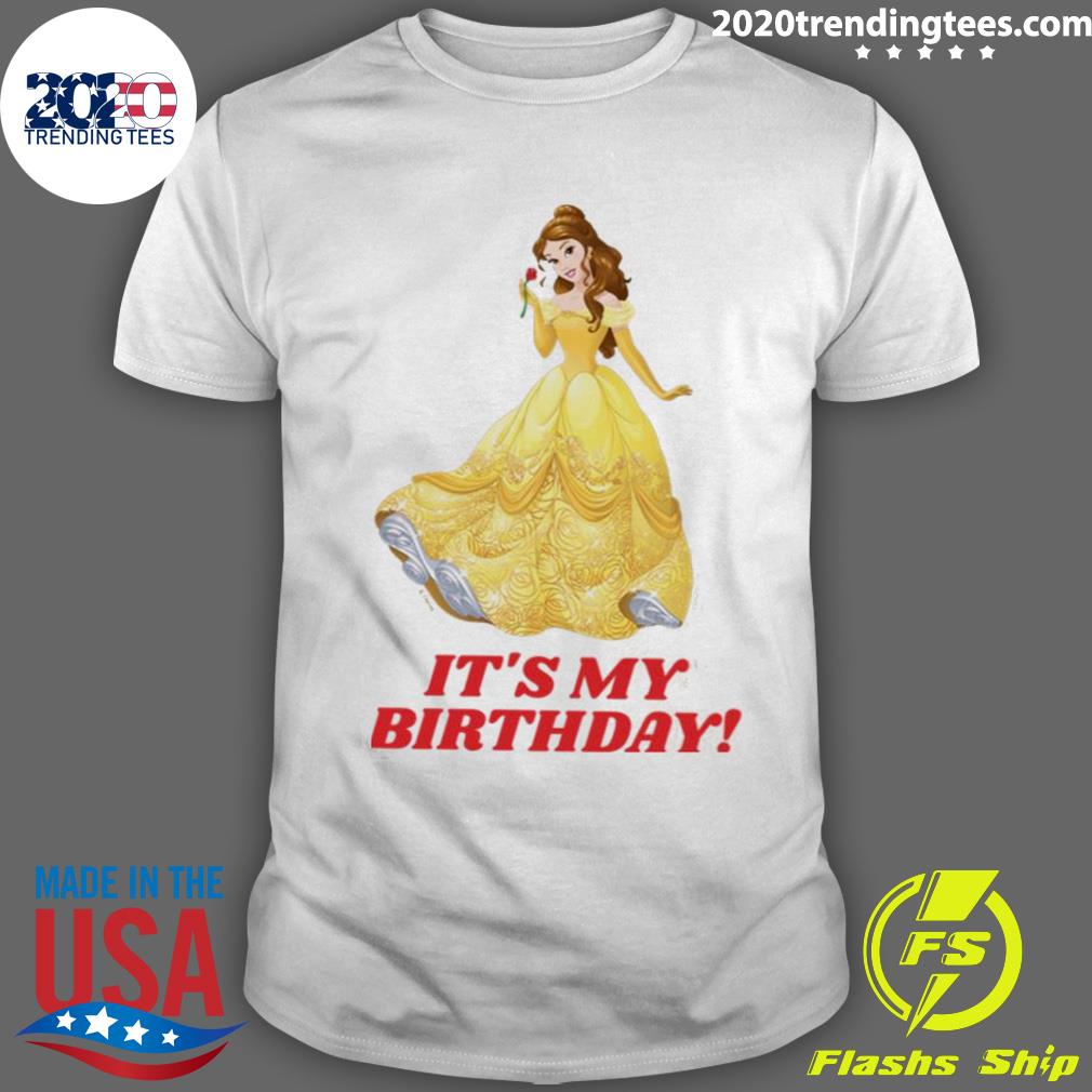 Official princess Belle Its My Birthday - Adult & Kids T-Shirts, Sweatshirts & Hoodies apparel design preview 1