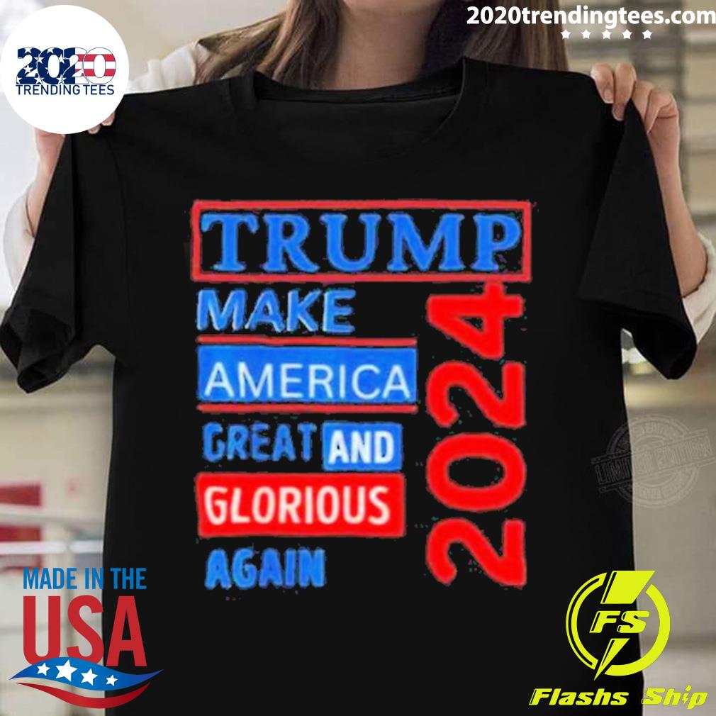 Official pro-trump 2024 Campaign Anti-joe Biden - Adult & Kids T-Shirts, Sweatshirts & Hoodies apparel design preview 1