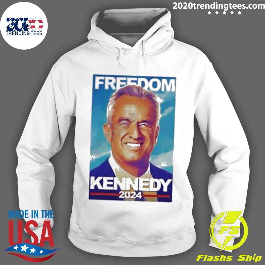 Official product Freedom Kennedy 2024 - Adult & Kids T-Shirts, Sweatshirts & Hoodies apparel design preview 2