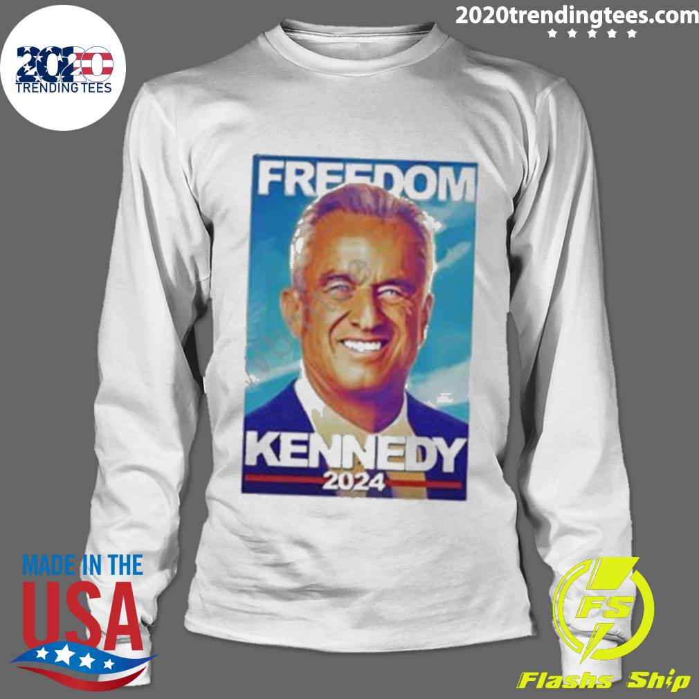 Official product Freedom Kennedy 2024 - Adult & Kids T-Shirts, Sweatshirts & Hoodies apparel design preview 4