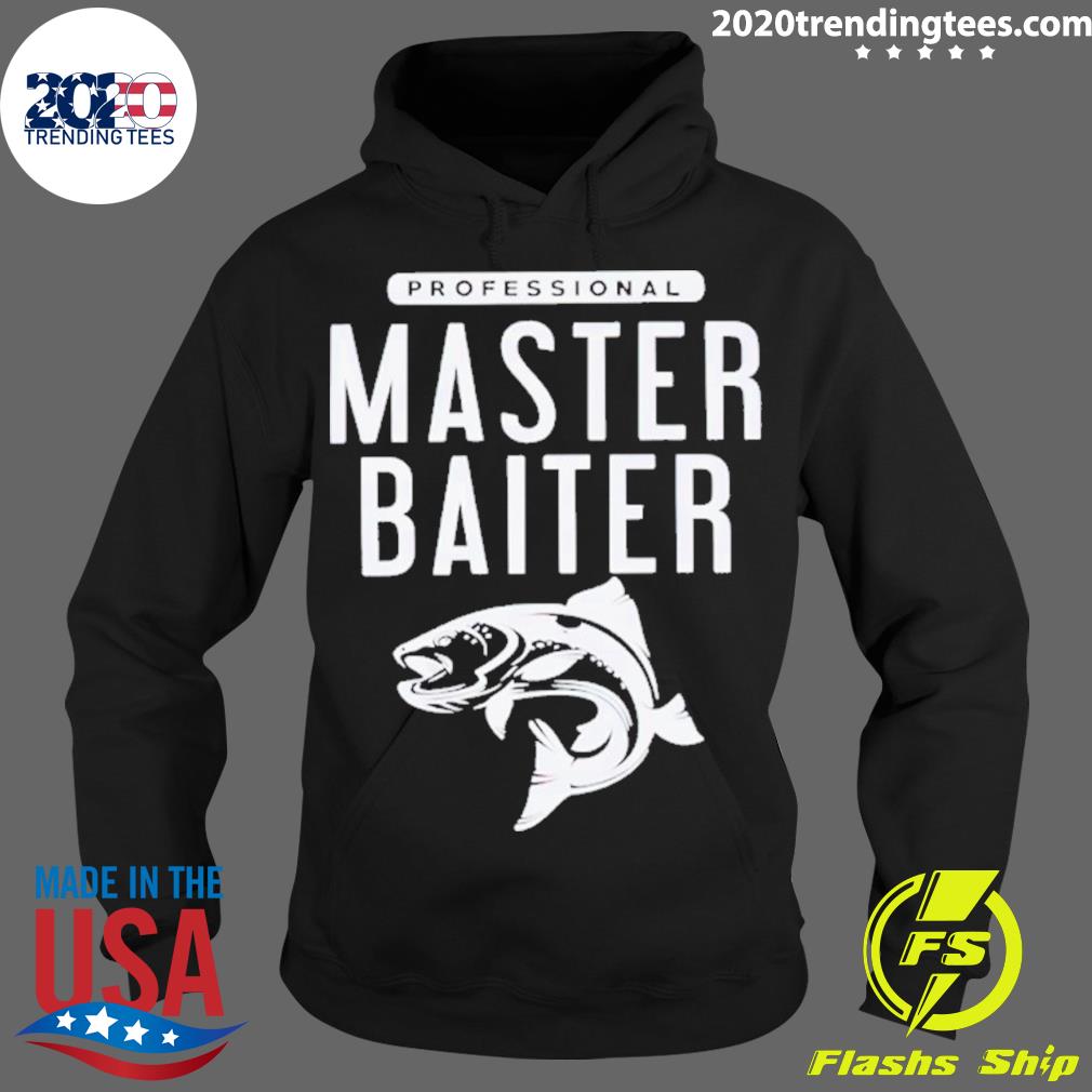 Official professional Master Baiter Fish - Adult & Kids T-Shirts, Sweatshirts & Hoodies apparel design preview 2