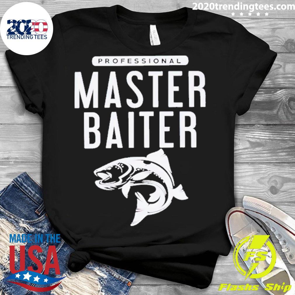 Official professional Master Baiter Fish - Adult & Kids T-Shirts, Sweatshirts & Hoodies apparel design preview 3