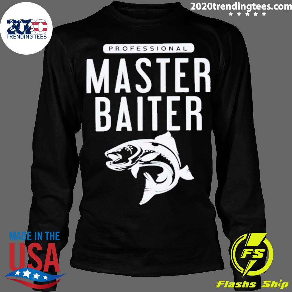 Official professional Master Baiter Fish - Adult & Kids T-Shirts, Sweatshirts & Hoodies apparel design preview 4