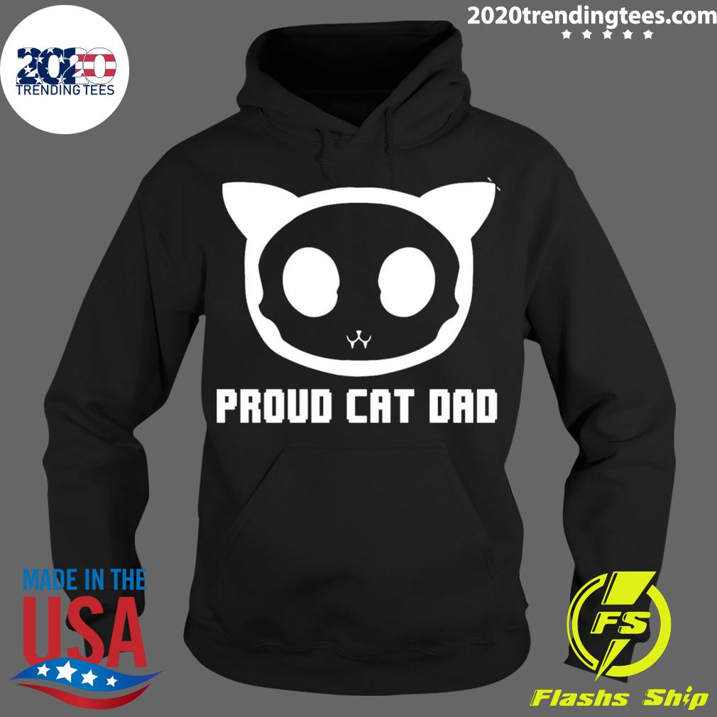 Official proud Cat Dad Custom - Adult & Kids T-Shirts, Sweatshirts & Hoodies apparel design preview 2