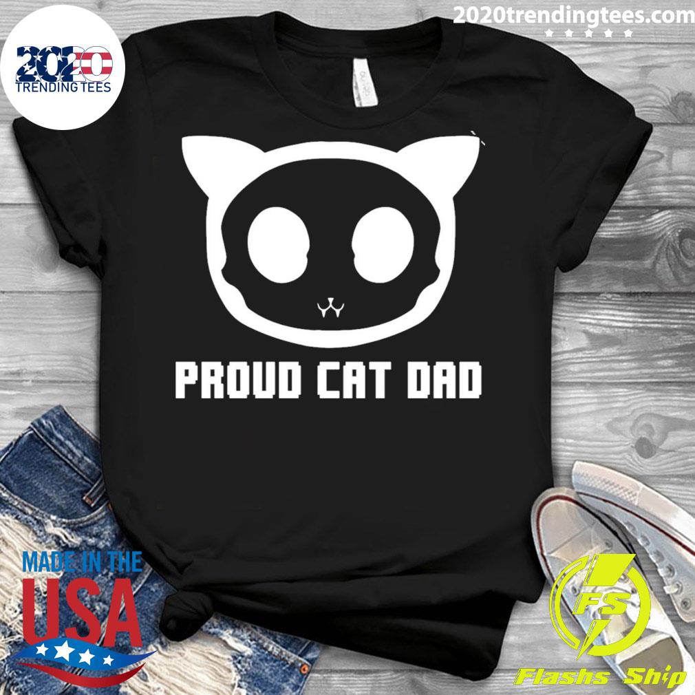 Official proud Cat Dad Custom - Adult & Kids T-Shirts, Sweatshirts & Hoodies apparel design preview 3