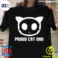Official proud Cat Dad Custom - Adult & Kids T-Shirts, Sweatshirts & Hoodies apparel design preview 1