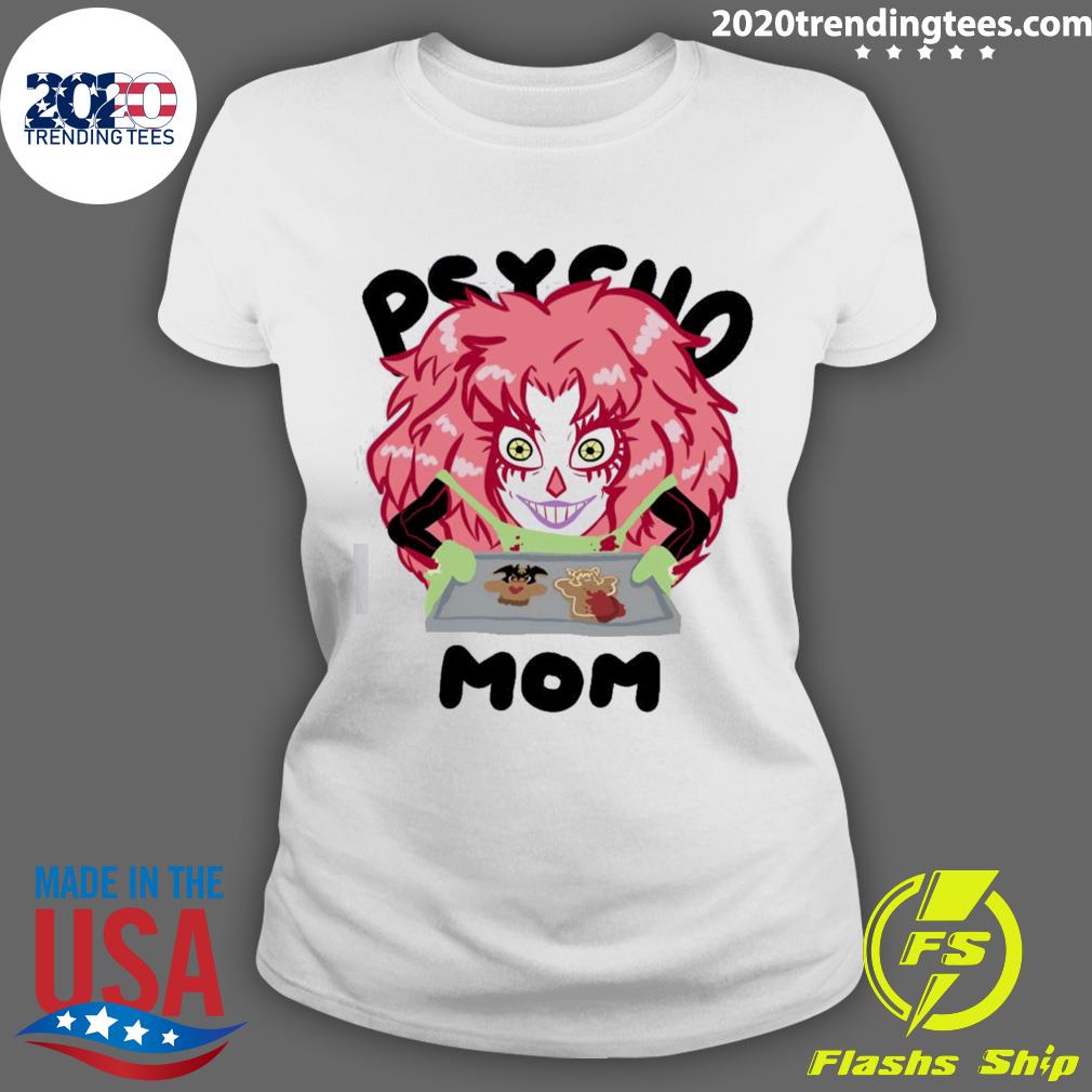 Official psycho Mom - Adult & Kids T-Shirts, Sweatshirts & Hoodies apparel design preview 3