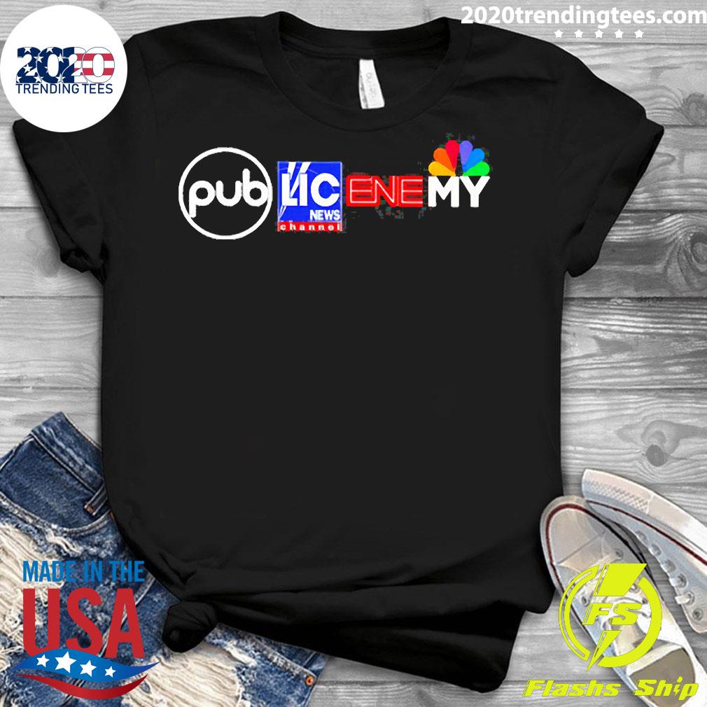 Official Public Enemy News Channel - Adult & Kids T-Shirts, Sweatshirts & Hoodies apparel design preview 3