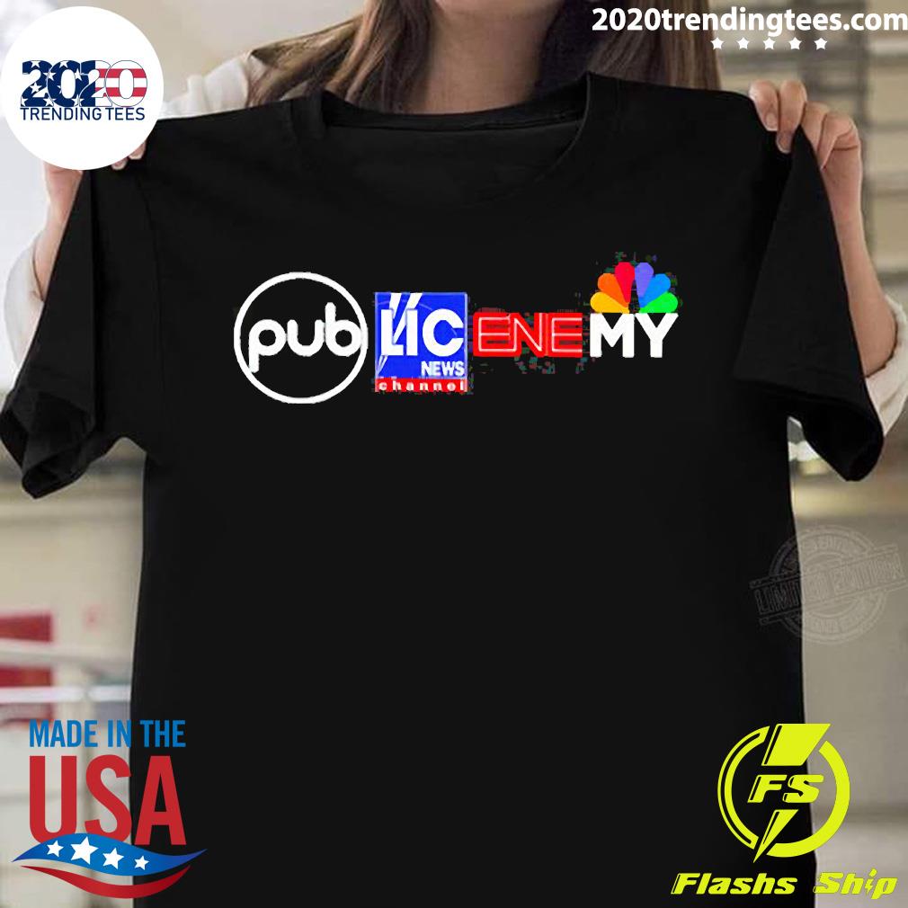 Official Public Enemy News Channel - Adult & Kids T-Shirts, Sweatshirts & Hoodies apparel design preview 1
