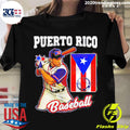 Official puerto Rico Baseball Pr Boricua Player - Adult & Kids T-Shirts, Sweatshirts & Hoodies apparel design preview 1
