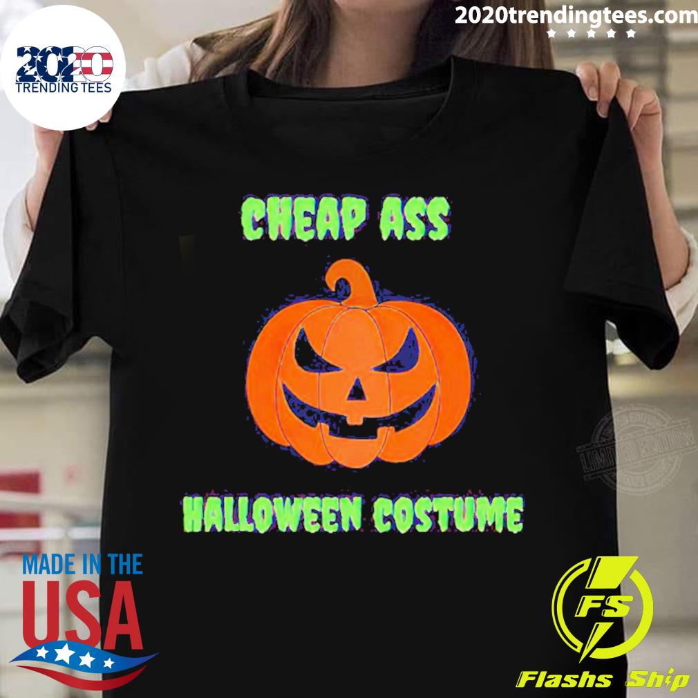 Official pumpkin Cheap Ass Halloween Costume - Adult & Kids T-Shirts, Sweatshirts & Hoodies apparel design preview 1