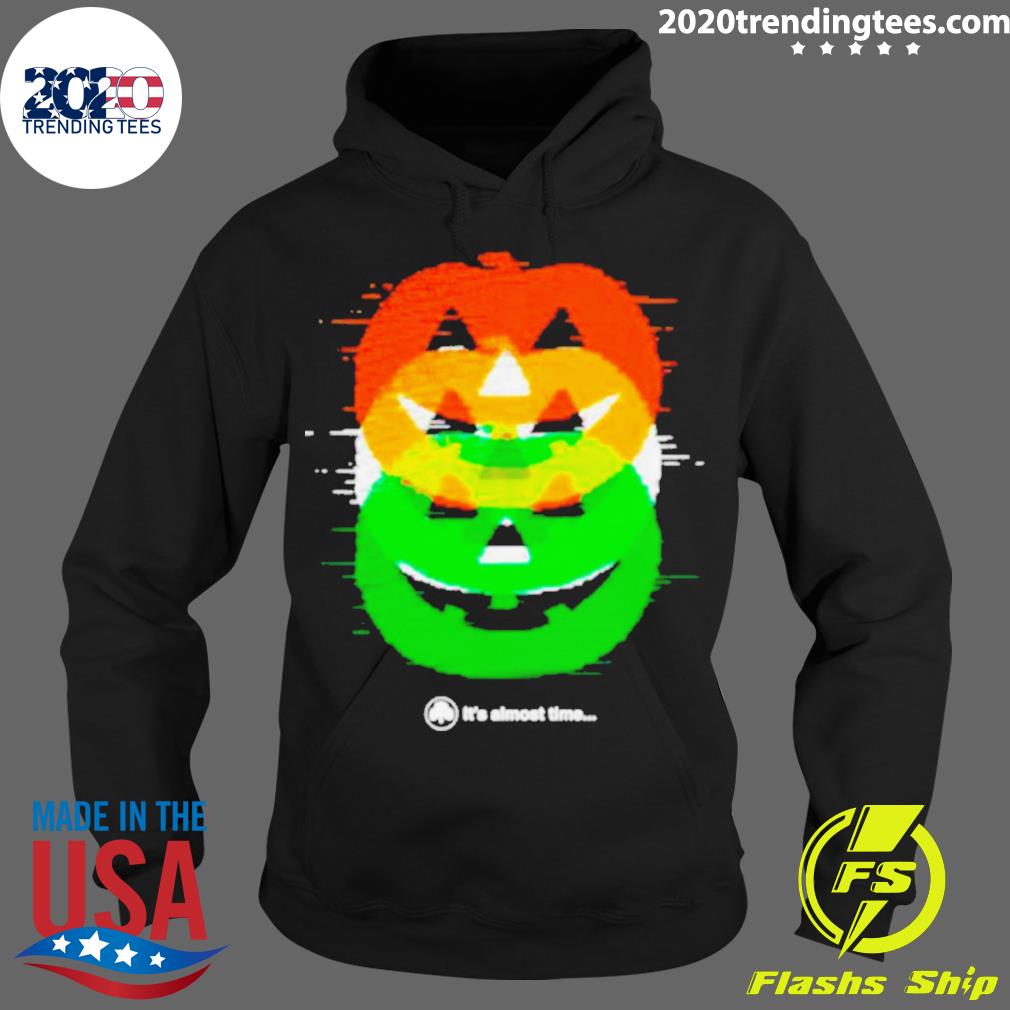 Official pumpkin It's Almost Time - Adult & Kids T-Shirts, Sweatshirts & Hoodies apparel design preview 2