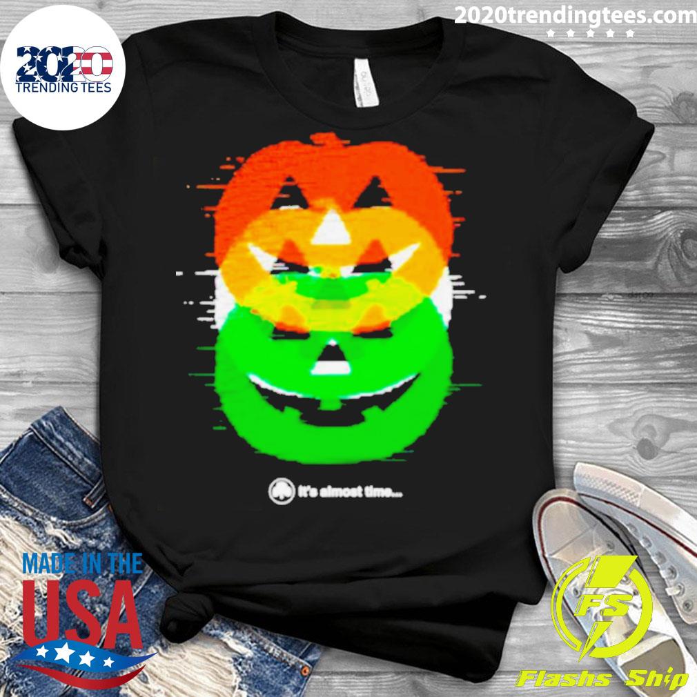 Official pumpkin It's Almost Time - Adult & Kids T-Shirts, Sweatshirts & Hoodies apparel design preview 3