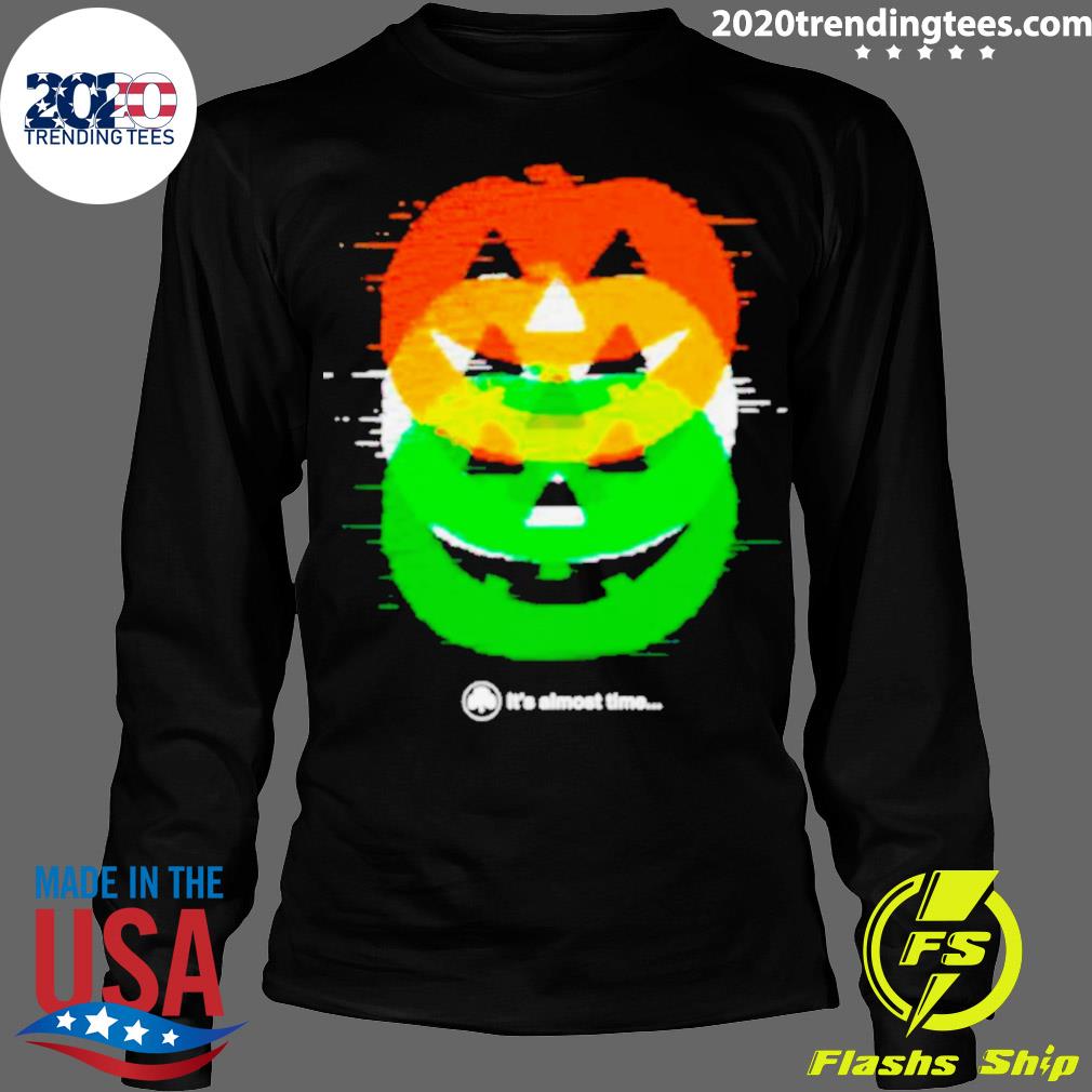 Official pumpkin It's Almost Time - Adult & Kids T-Shirts, Sweatshirts & Hoodies apparel design preview 4