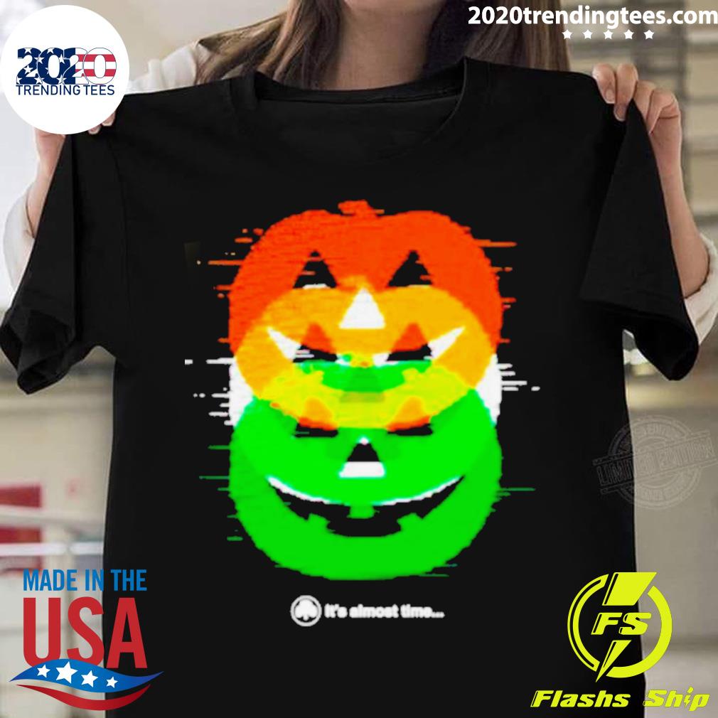 Official pumpkin It's Almost Time - Adult & Kids T-Shirts, Sweatshirts & Hoodies apparel design preview 1